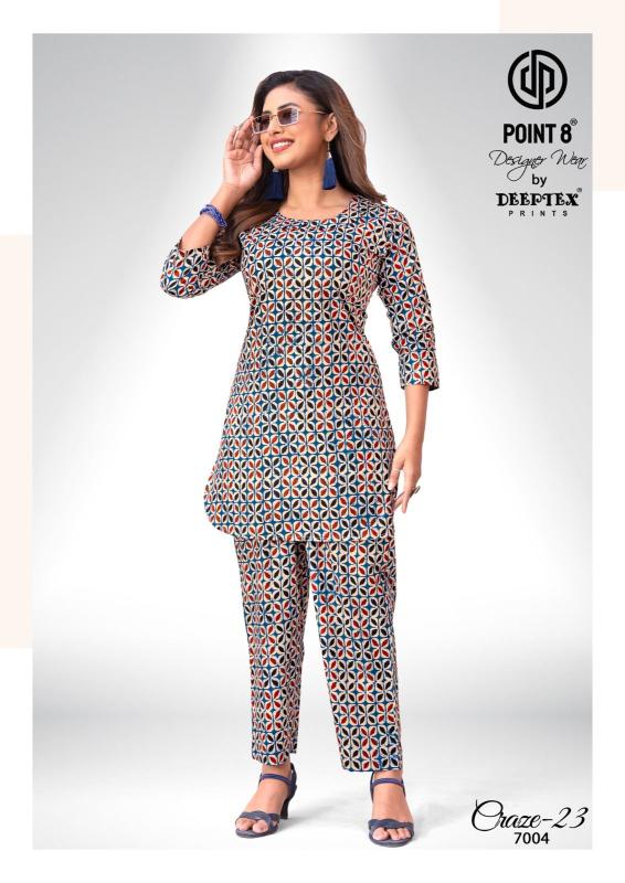 Deeptex craze vol-7 coord set wholesale for women